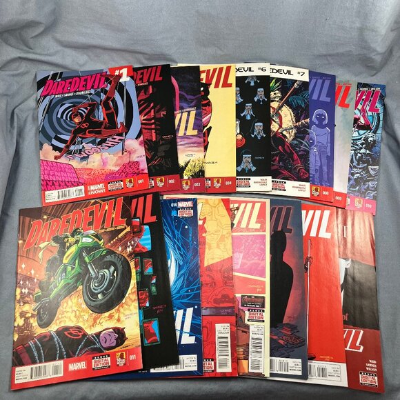 Daredevil Marvel Comics 2014 Lot of 17 Issues #1-4 6-11 13-18 - Picture 1 of 5